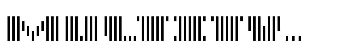 MultiType Lines Display Wide Bold 2